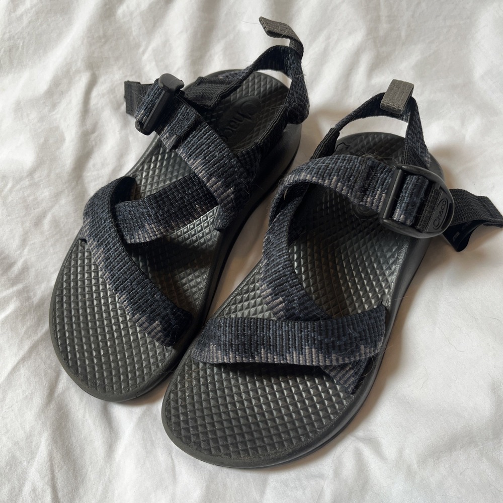 Chaco Kids Z1 Ecotread Sport Sandals Blue Black J180271 Size 12